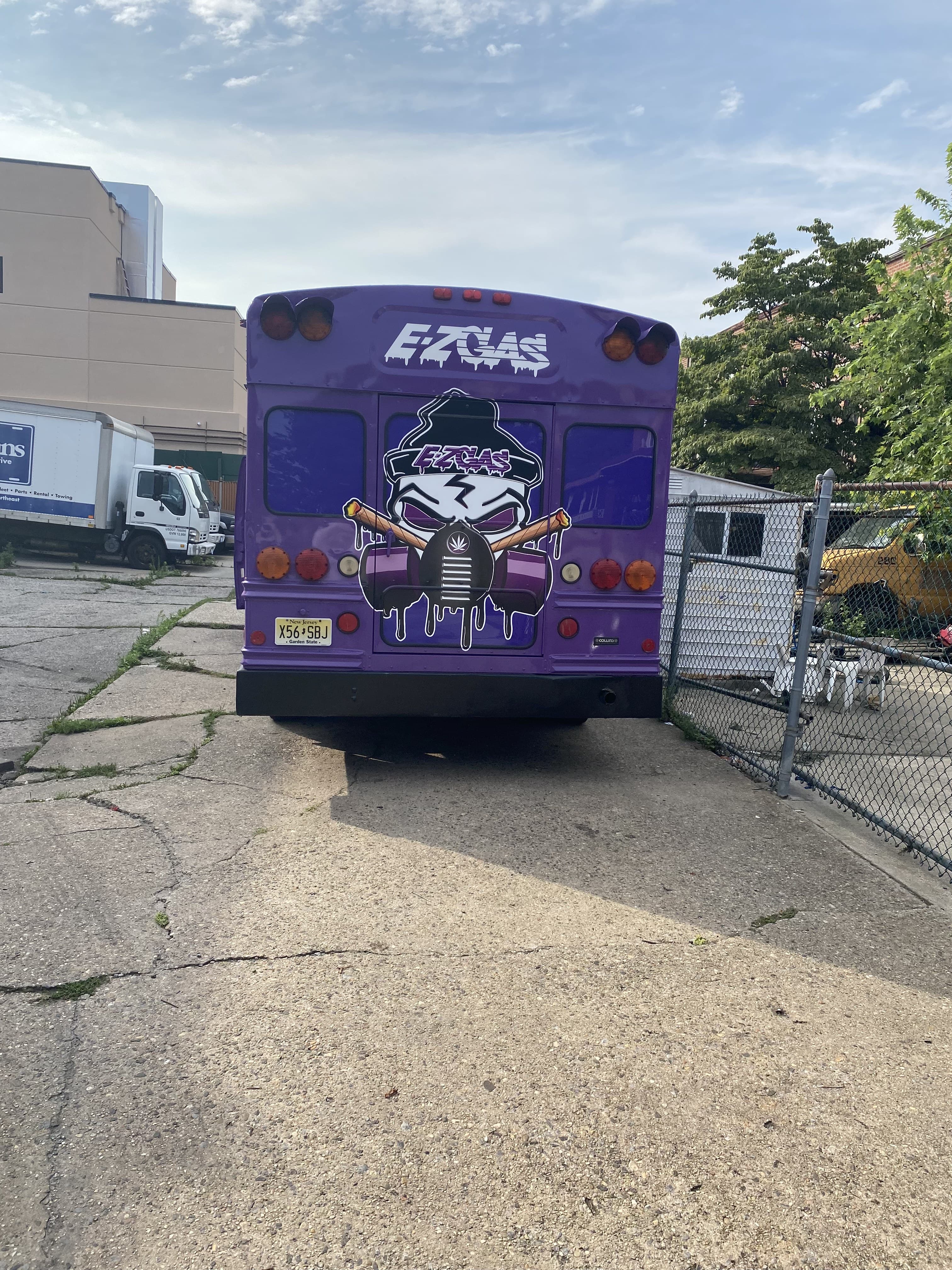 Bus build origin — the lot in Canarsie, Brooklyn where it started